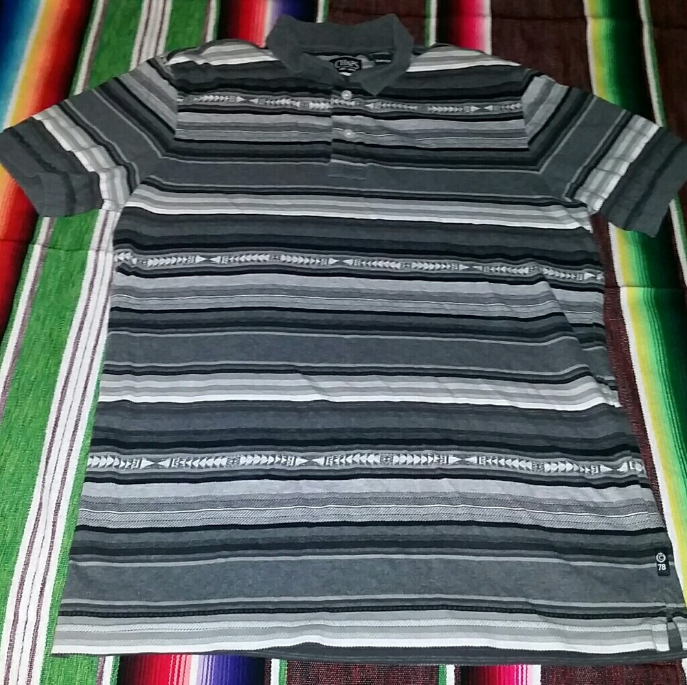 Chaps Ralph Lauren Gray Mens Small Polo Shirt